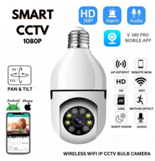 Smart CCTV Screw in Camera