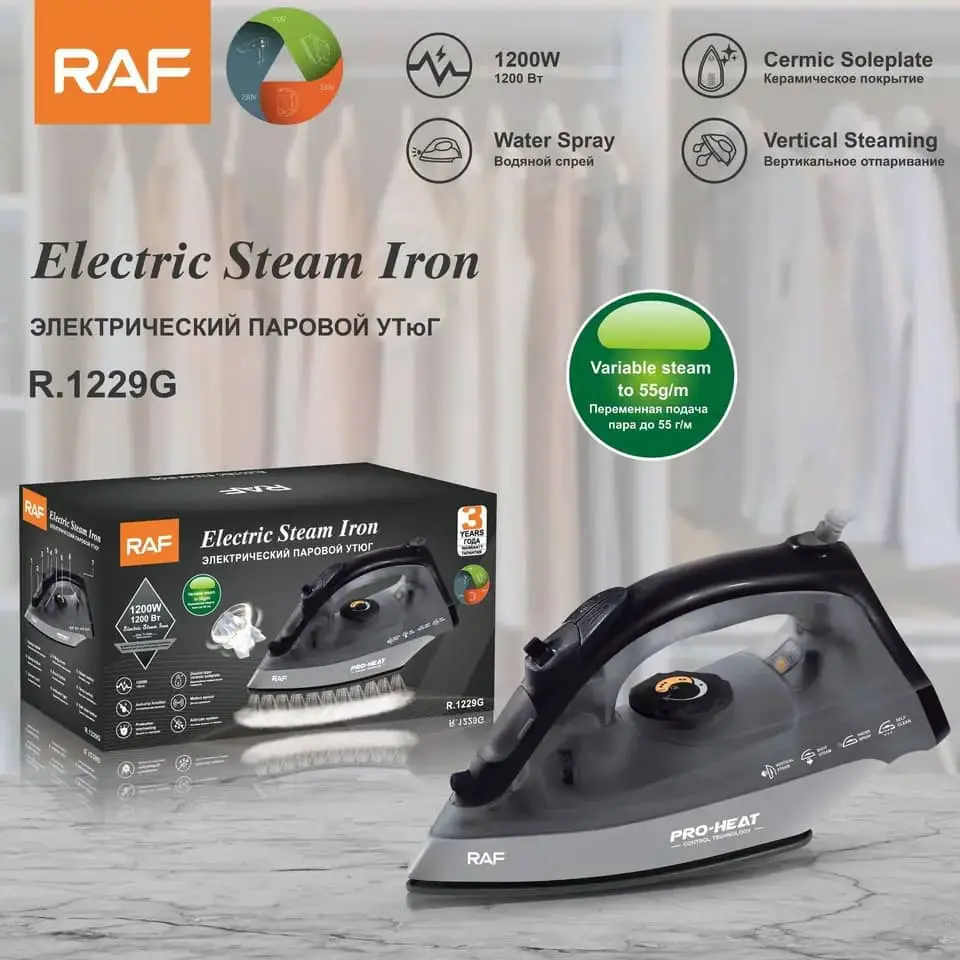 RAF electric steam iron