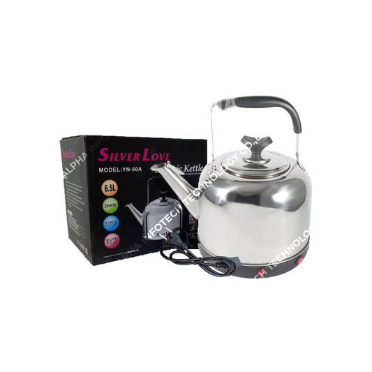 Silver Love Electric Kettle